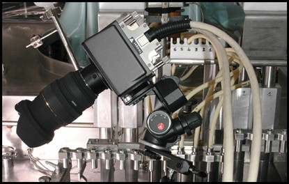 Camera rapide PHOTRON APX sur process